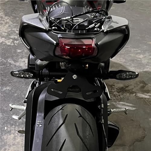 Support de plaque à queue courte rigide pour Street Triple 675 R et 765