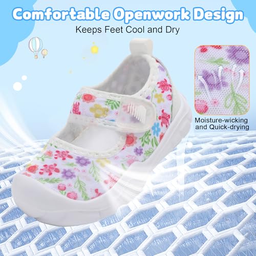 Image of BARERUN Toddler Water Shoes Infant Baby Swim Shoes Kids Barefoot Sandals