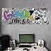 tjapalo®vr210 xtra-Robustes Gamer Poster mit Namen Wandbild Gaming Zimmer cooles gamer Poster gaming Gamer Bild für die Wand Poster für Teenager, Größe: B70xH24cm