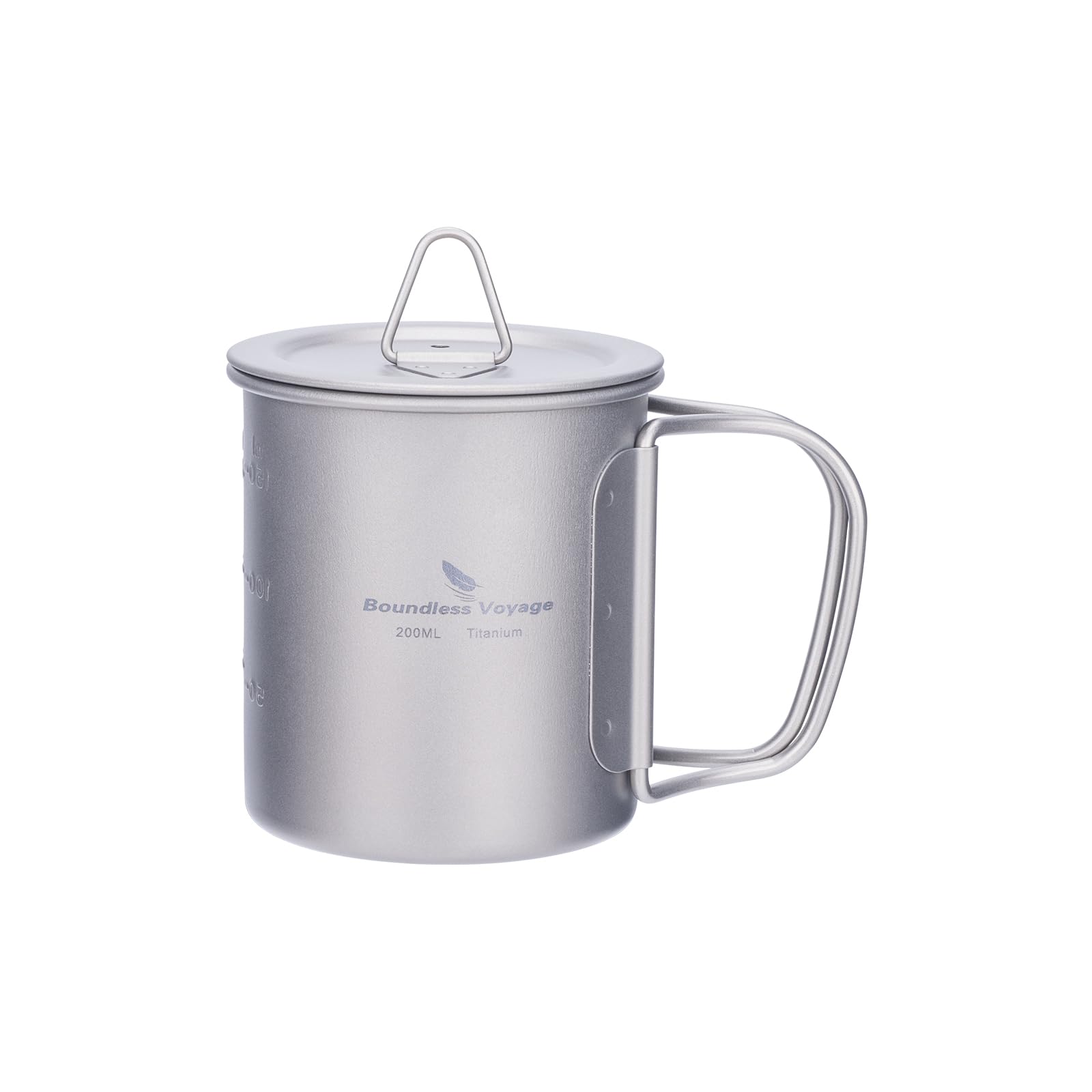 Amazon.com: Boundless Voyage Titanium Cup with Lid Outdoor Camping