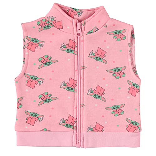 STAR WARS Baby Yoda Baby Girls long Sleeve Tshirt and Pants Set3