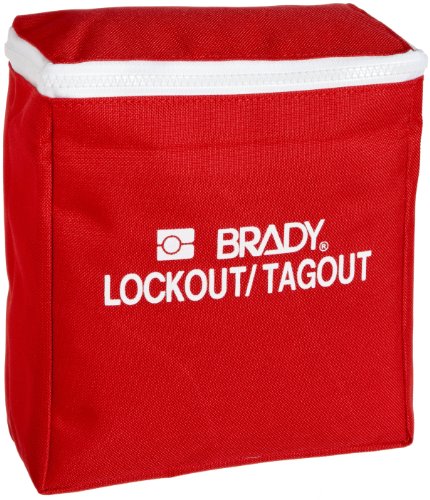 Bolsa de cierre Brady con compartimento seguro para bloqueo/tagout