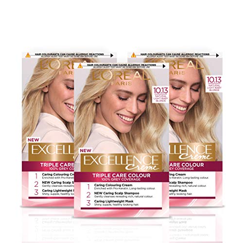 Crema de color L'Oréal Paris Excelence Legends 10.13, color rubio mítico