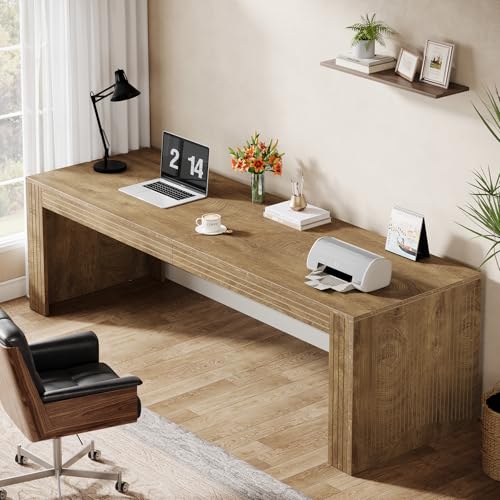 Tribesigns 79-Inch Extra Long Desk, Two Person Double...