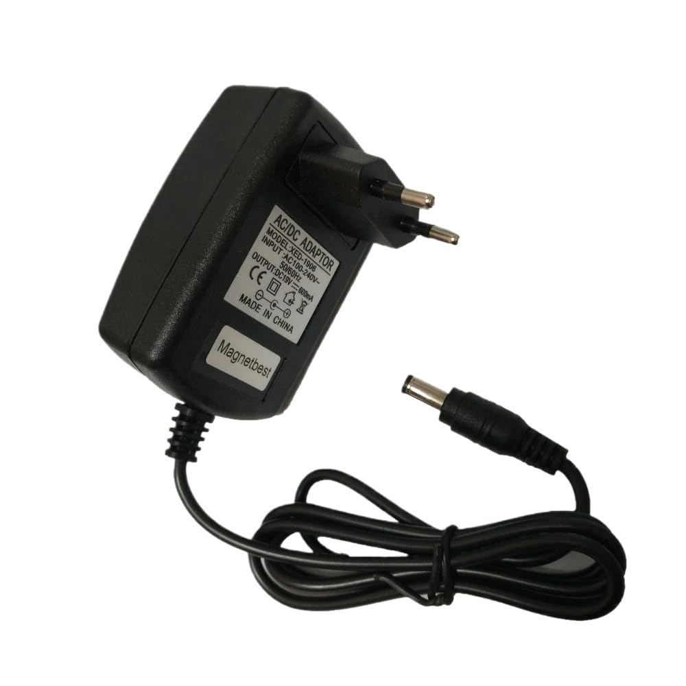 Cargador de batería de 19V y 600mA compatible con robot aspirador Puppyoo V-M900R