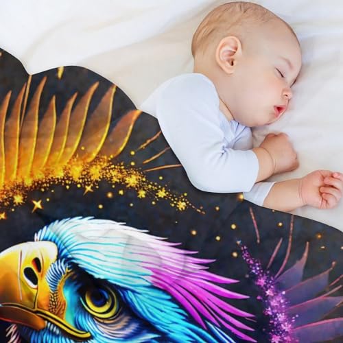 Couverture perroquet 3D moelleuse pour vos soirées cocooning sur le canapé - 5