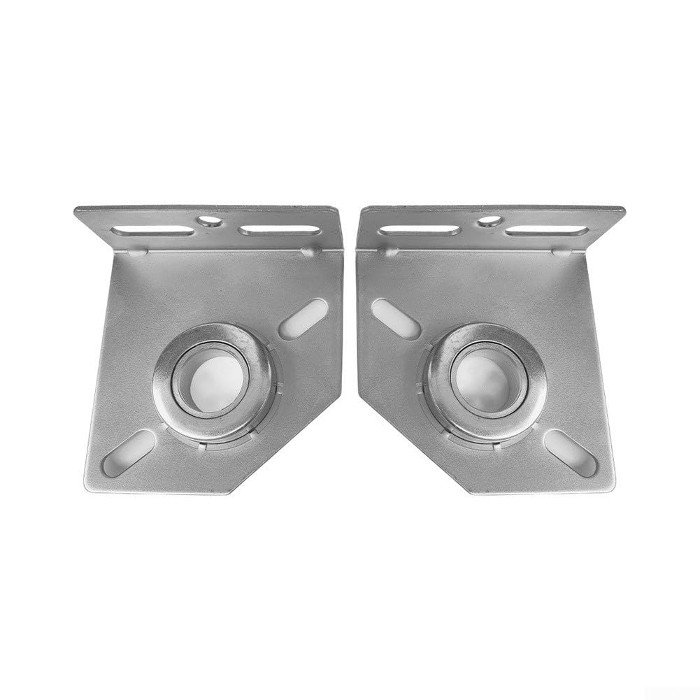 para soporte Bisagra Puerta Garaje para acero Galvanizado 2 Unidades