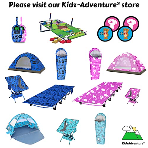 Bolsa de dormir ajustable para niños estilo momia con manga para almohada, 4 estaciones 32-59°F, liviana y estilo mochila, ideal para camping miniatura 7