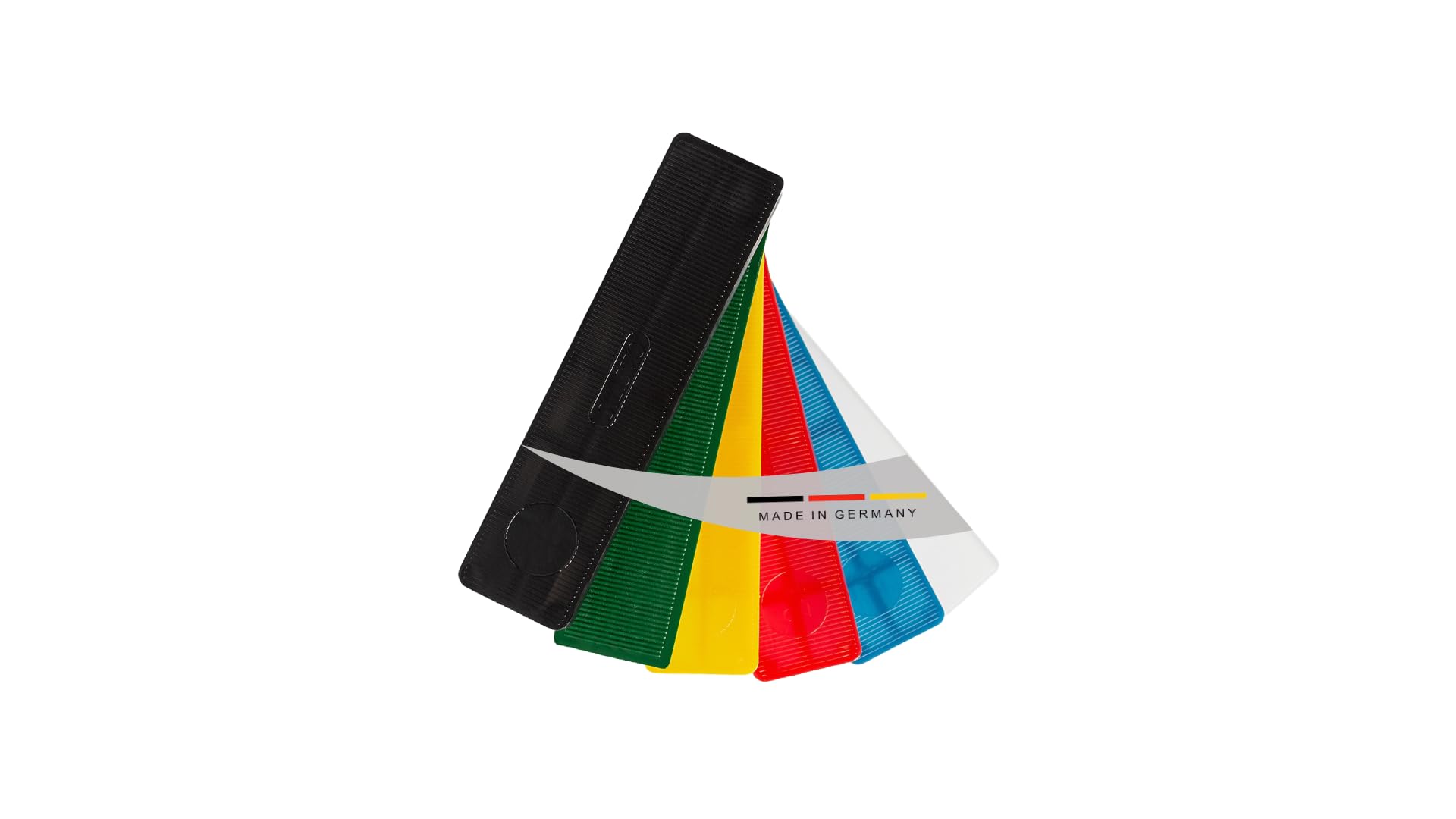 SILISTO Plastic Spacers Set, Extremely Resistant Shims, Durable Plates, 600 Pieces, 100 x 24 mm, Made in Germany