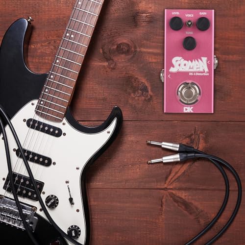 Jemora DK Soloman Pédale de distorsion Pédale d’effets de guitare électrique True Bypass Coque métallique DC 9 V 6,35 mm Interface d’entrée/sortie Mini effecteur de distorsion de guitare - Les Beatles, Paul McCartney, John Lennon, RIngo Starr, George Harrison Jemora DK Soloman Pédale de distorsion Pédale d'effets de guitare électrique True Bypass Coque métallique DC 9 V 6,35 mm Interface d'entrée/sortie Mini effecteur de distorsion de guitare – Image 4