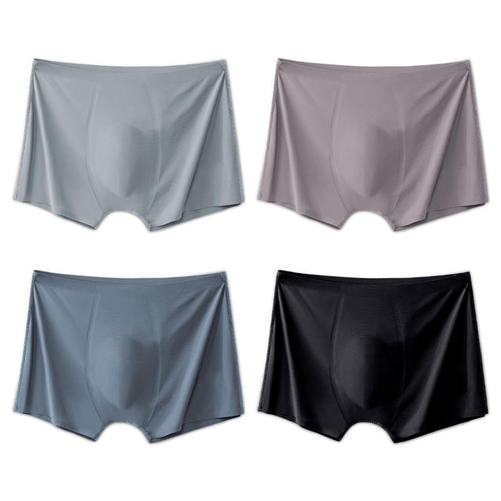 Boxer en soie glacée pour homme : le confort invisible de taille moyenne