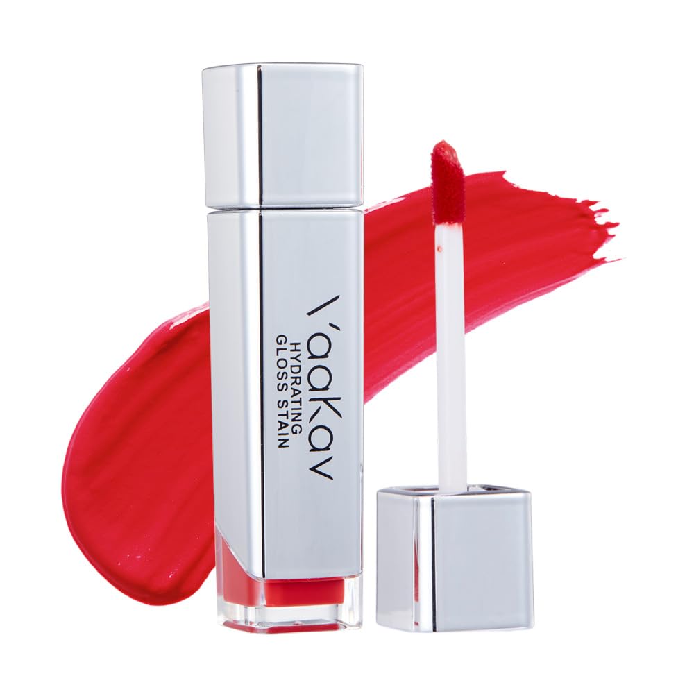 Glossy Lip Stain – Hydrating Tinted Lip Oil Stain with High-Shine Gloss Finish, Non-Sticky Moisturizing Lip Tint, Long-Lasting Stain for Soft & Plump Lips(03 CHRRY JUICY) 03 CHRRY JUICY 1 Count (Pack of 1)