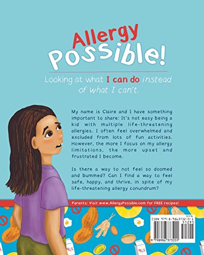 Sagga 9798986373201 Allergy Possible!: A Story About A Child Facing The Challenges Of Life-Threatening Allergies And Finding Safe Ways To Participate! thumb #1