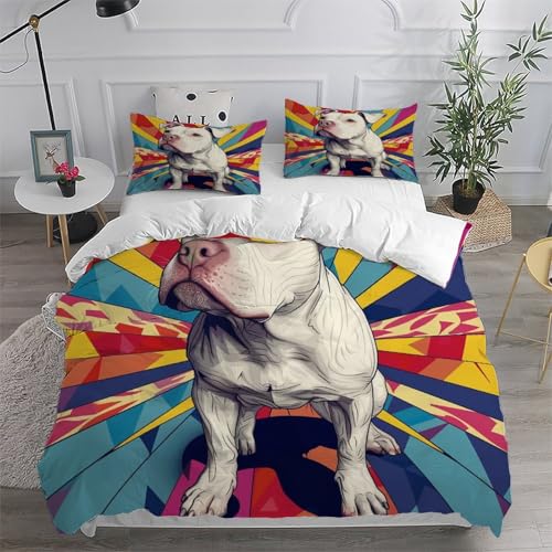Ensemble literie microfibre Pit Bull de qualité supérieure pour lit double - 6