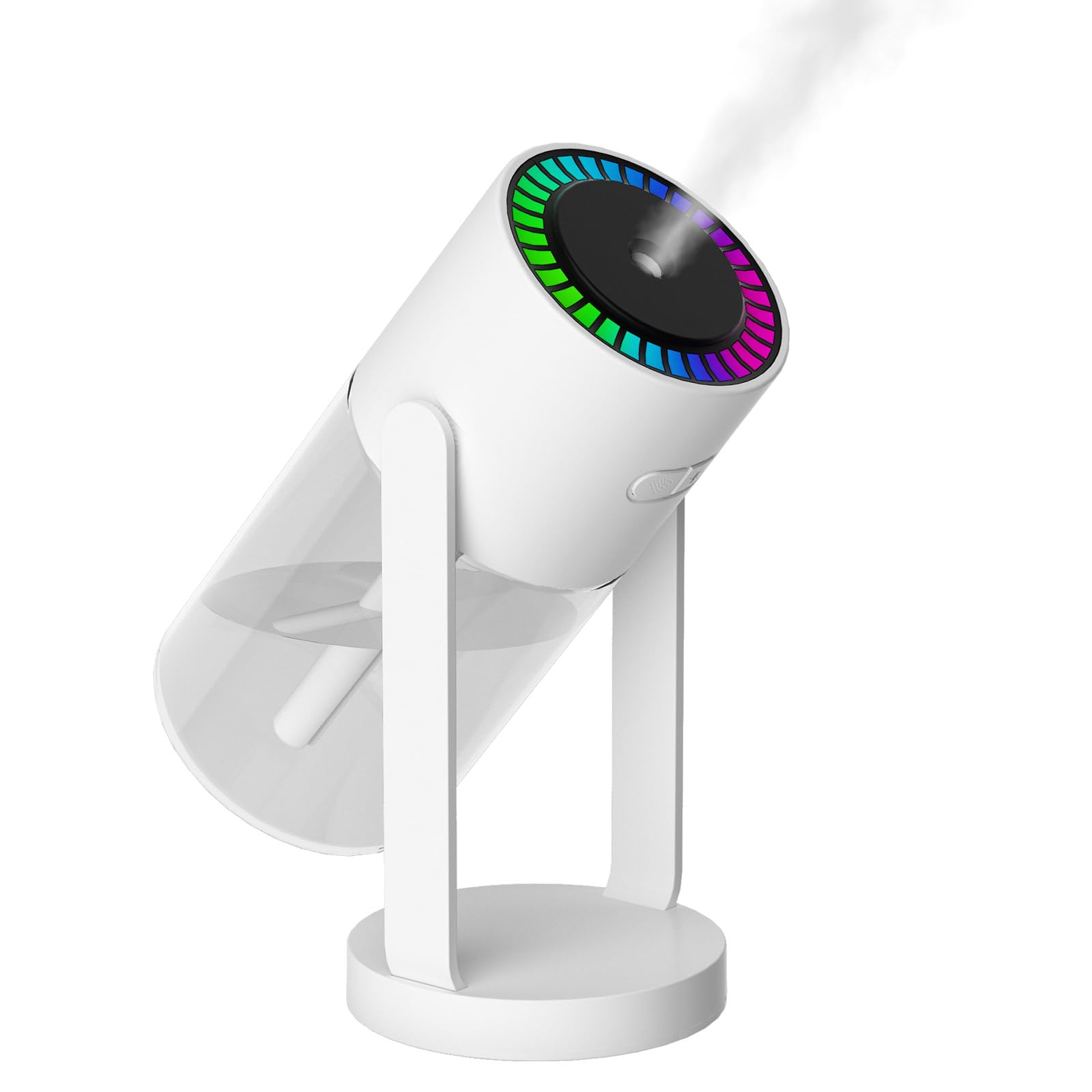 Humidifier, 550ml Ultrasonic Cool Mist Quiet USB Desktop Humidifier with Colorful Night Li...