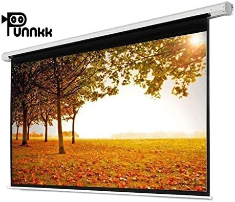 I8 Insta Lock Projector Screen Size -8Ft(Width) X 6Ft(Height), 120 Inches 4:03, Pull Down Manual Projector Screen with AUTO Lock, Movie Home Theater 8K/4K Ultra HD 3D Ready