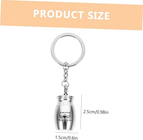 Miniatura 8 de Garneck Collar de urna, collar de urna, urnas para cenizas, llavero de metal, colgantes de cenizas para mascotas, urna para mascotas, soporte para