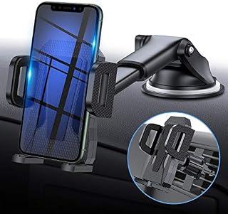 MIRACASE Car Phone Mount Universal 2-in-1 Car Phone Holder with Dashboard Air Vent