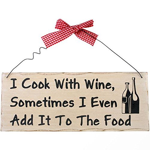 Magical Gift Store I Cook with Wine Plaque
