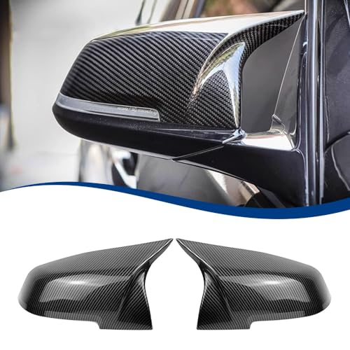 XPHAZZ Side Mirror Cover Compatible with 3-Series F30 F31 F34 / 4-Series F32 F33 F36 / 2-Series F22 F23 / 1 Series F20 X1 E84 M2 F87 (Carbon Fiber Pattern, F22 F30 F32 F36)