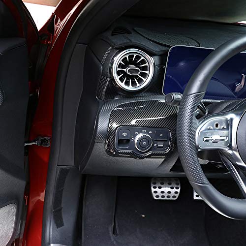 DIYUCAR Stile Fibra di Carbonio ABS Auto Faro