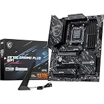 MSI X870E Gaming Plus WiFi ATX Motherboard - Supports AMD Ryzen 9000/8000/7000 Processors, AM5-60A SPS VRM, DDR5 Memory Boost 8200+ MT/s (OC), PCIe 5.0 x16 & 4.0 x4, M.2 Gen5, Wi-Fi 7, 5G LAN