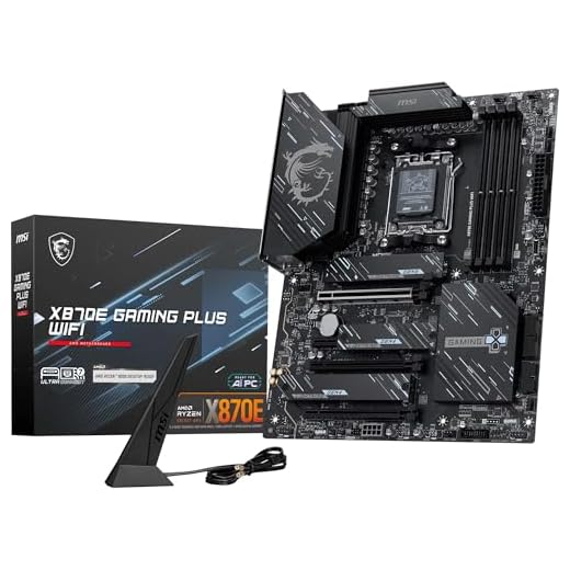 MSI Scheda madre X870E GAMING PLUS WIFI, ATX - Supporta processori AMD Ryzen 9000/8000/7000, AM5-60A SPS VRM, DDR5 Memory Boost 8200+ MT/s (OC), PCIe 5.0 x16 e 4.0 x4, M.2 Gen5, Wi-Fi 7, 5G LAN