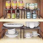 2 Pack- Simple Trending Cabinet Shelf Organizer, Kitchen Counter Shelf Rack for Pantry Organization, Expandable… - Image 5