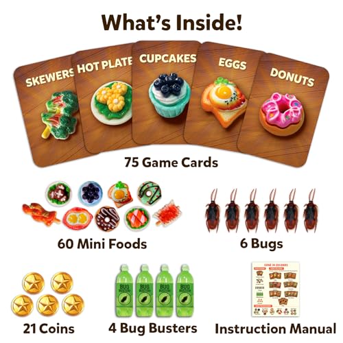 Gone in Seconds - Fast-Paced Mini Food Game for Kids, Teens & Adults, Quick Reflex Family & Party Board Game, Hilarious Food Grab Challenge, Replayable Fun, Gift for Ages 6, 7, 8 & Up, 2–5 Players - Image 7