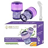 Dyson V15 Filter, 2-Pack Premium True HEPA Replacement Filters Compatible with Dyson V15 Detect, V15 Detect Absolute, V15 Submarine, V15 Detect Filter, V11 Animal Filter, V11 Filter, Part no 970013-02