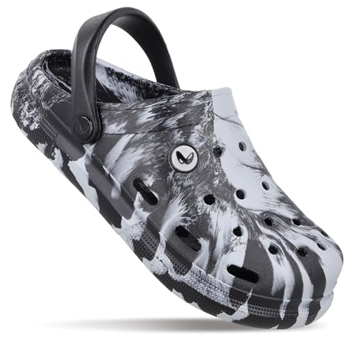 Image of WALKAROO Men's Clogs Sandal with Soft Sole, Ventilated and Lightweight - WC8778