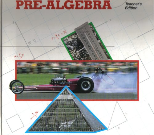 Heath pre-algebra 0669202045 Book Cover