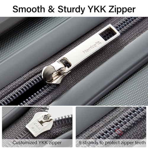 Hanke 26 Inch Luggage Large Suitcase With Spinner Wheels Tsa Luggage Suitcases Hard Case Luggage For Women & Men Rolling Checked Luggage(Graphite Grey) の商品画像 5