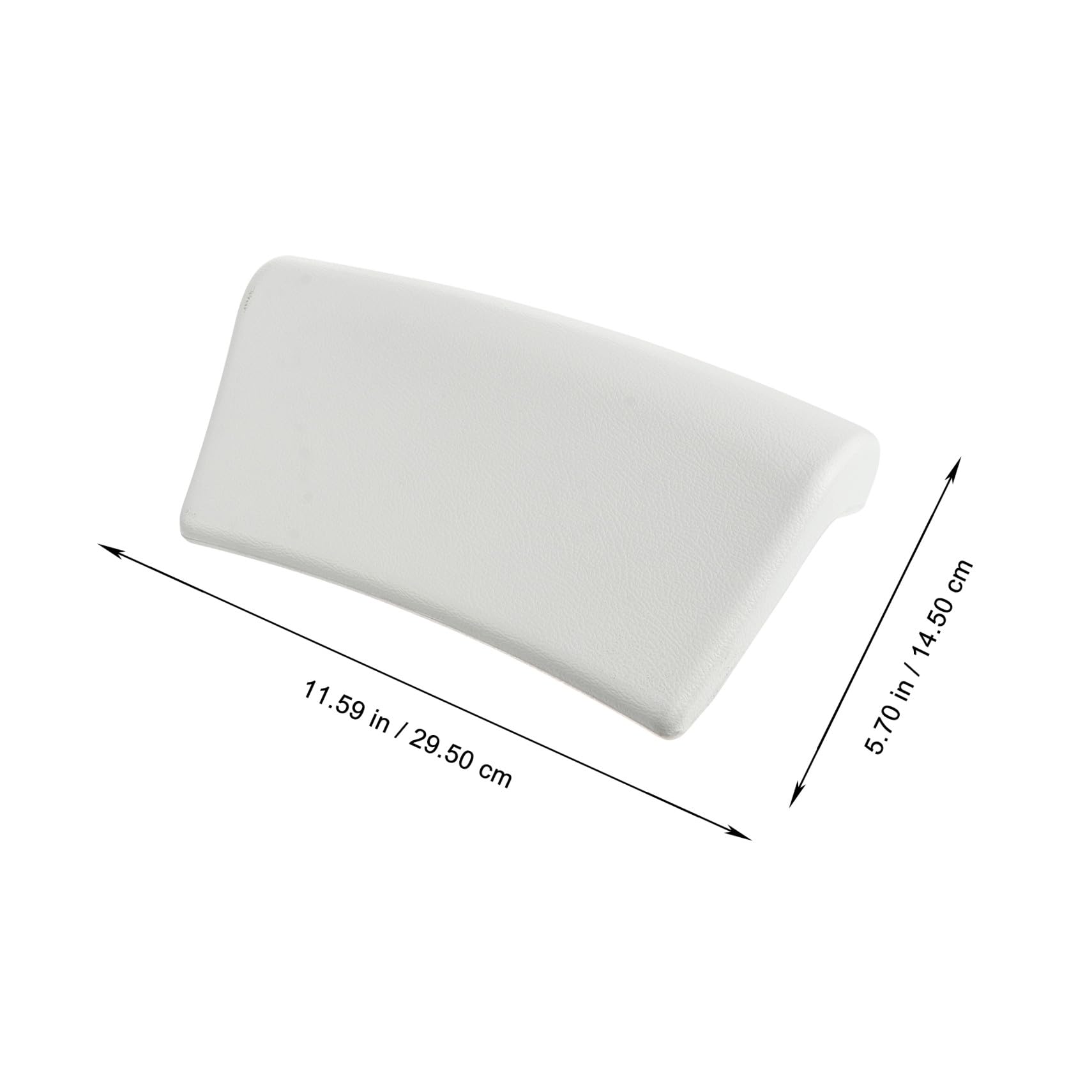 Gatuida Cuscino per Vasca da Bagno in PU con Ventose Antiscivolo Supporto Ergonomico per Collo e Schiena Adatto per Adulti e Accessorio Bagno Comfort Spa