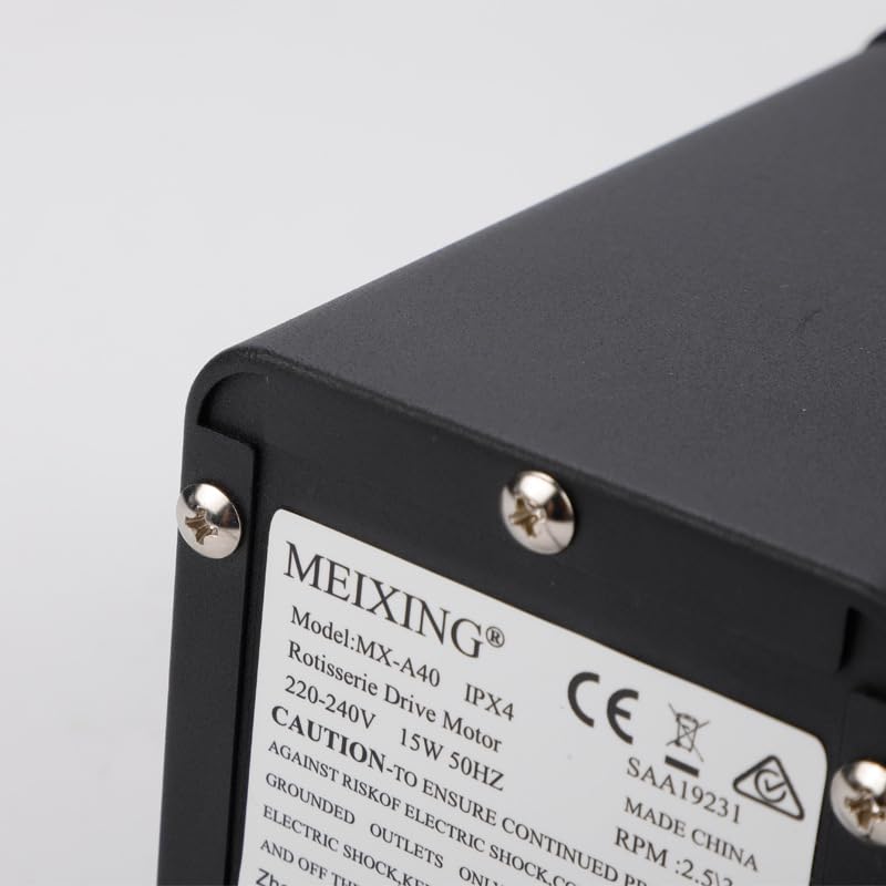 220V 40-60kg Rotating Barbecue BBQ Grill Roaster Rotisserie Spit Motor - (Color: 220V UK plug)