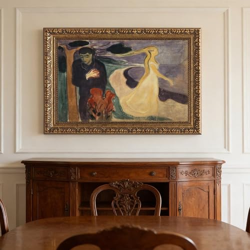 Impression sur toile Separation Munch décoration murale pour bureau cosy