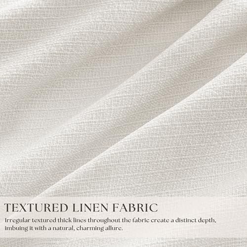 TWODRAPES Ivory White Blackout Curtain Pinch Pleated 108 Inches Long 40x108 by TWODRAPES - Used condition - Image 3