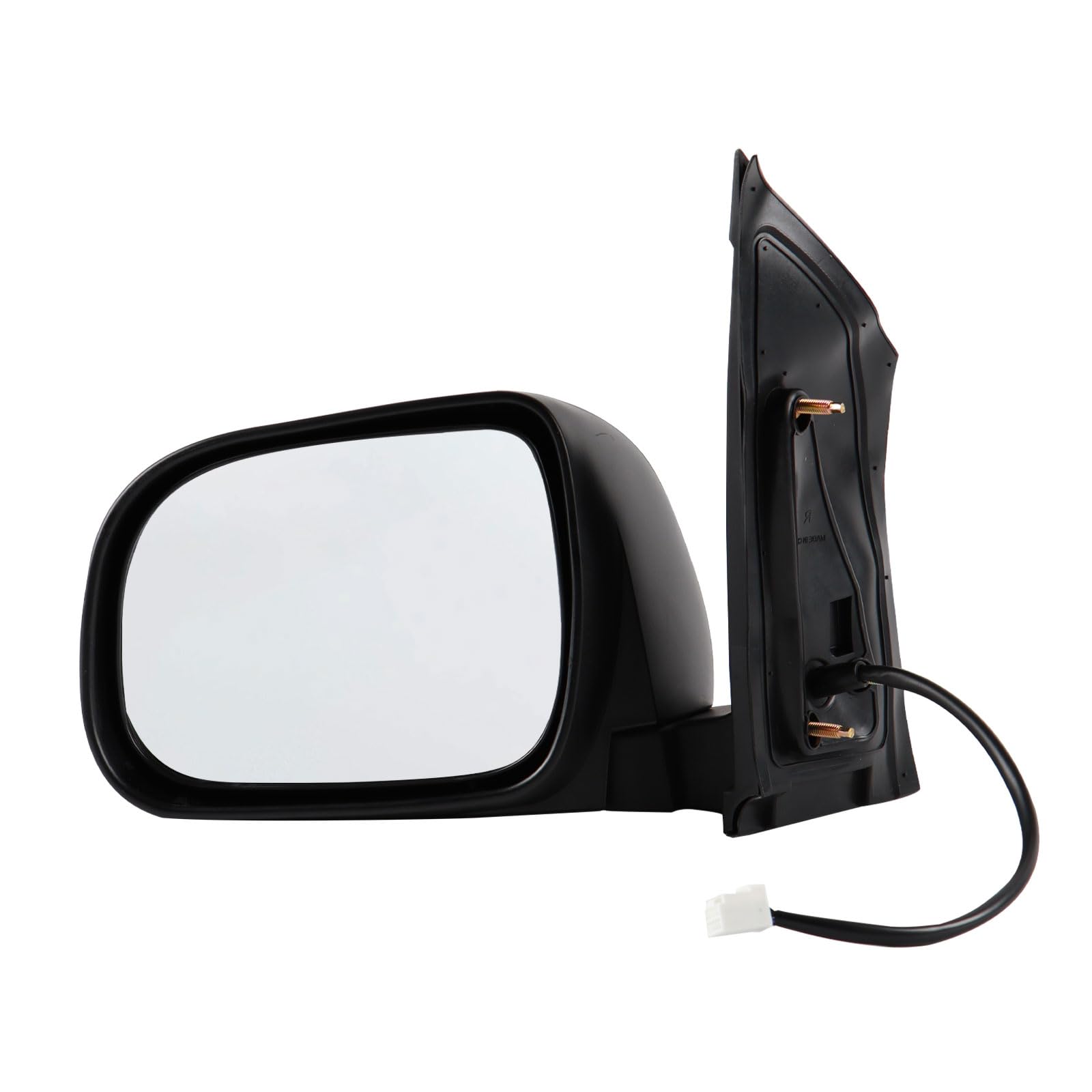 Photo 1 of Driver Side Mirror Compatible with 2004-2010 Toyota Sienna 3Pins with Power Glass Manual Folding Black Left Side View Mirrors Replace TO1320201
