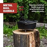 Camp Chef 12 in. Cast Iron Dutch Oven, Pre-Seasoned - Image 6