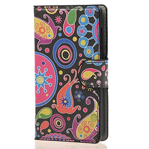 Custodia Lumia 532,PU Cuoio Flip Cover Portafoglio...