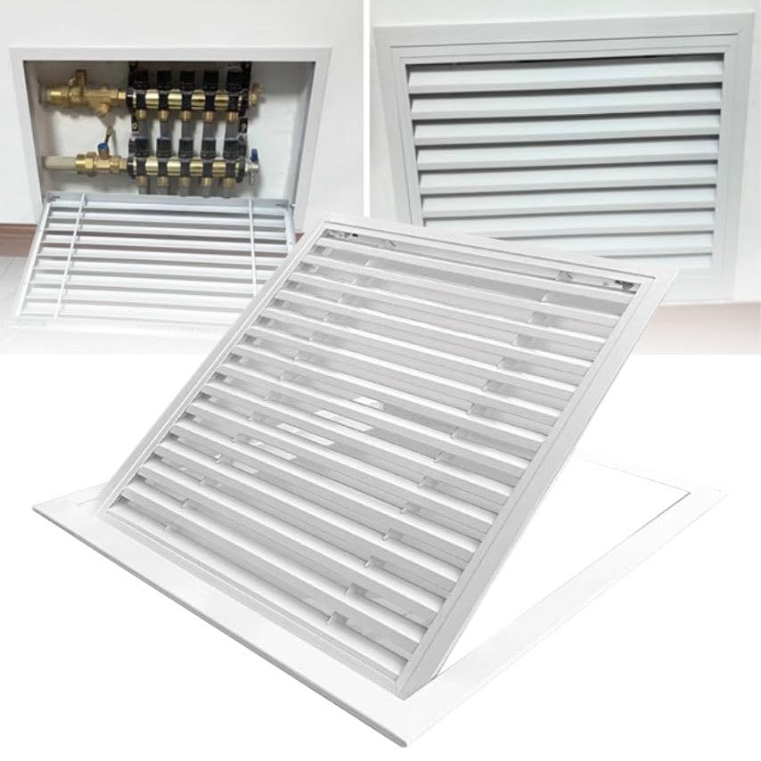 Grille de ventilation carrée 40x40 avec filtre contre la poussière