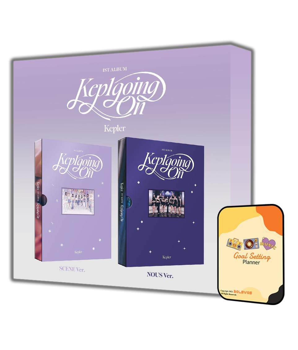 Kep1er Kep1going On Album [Scene + Nous (2 ver.) Full Set]+Pre Order Benefits+BolsVos Exclusive K-POP Inspired Digital Merches