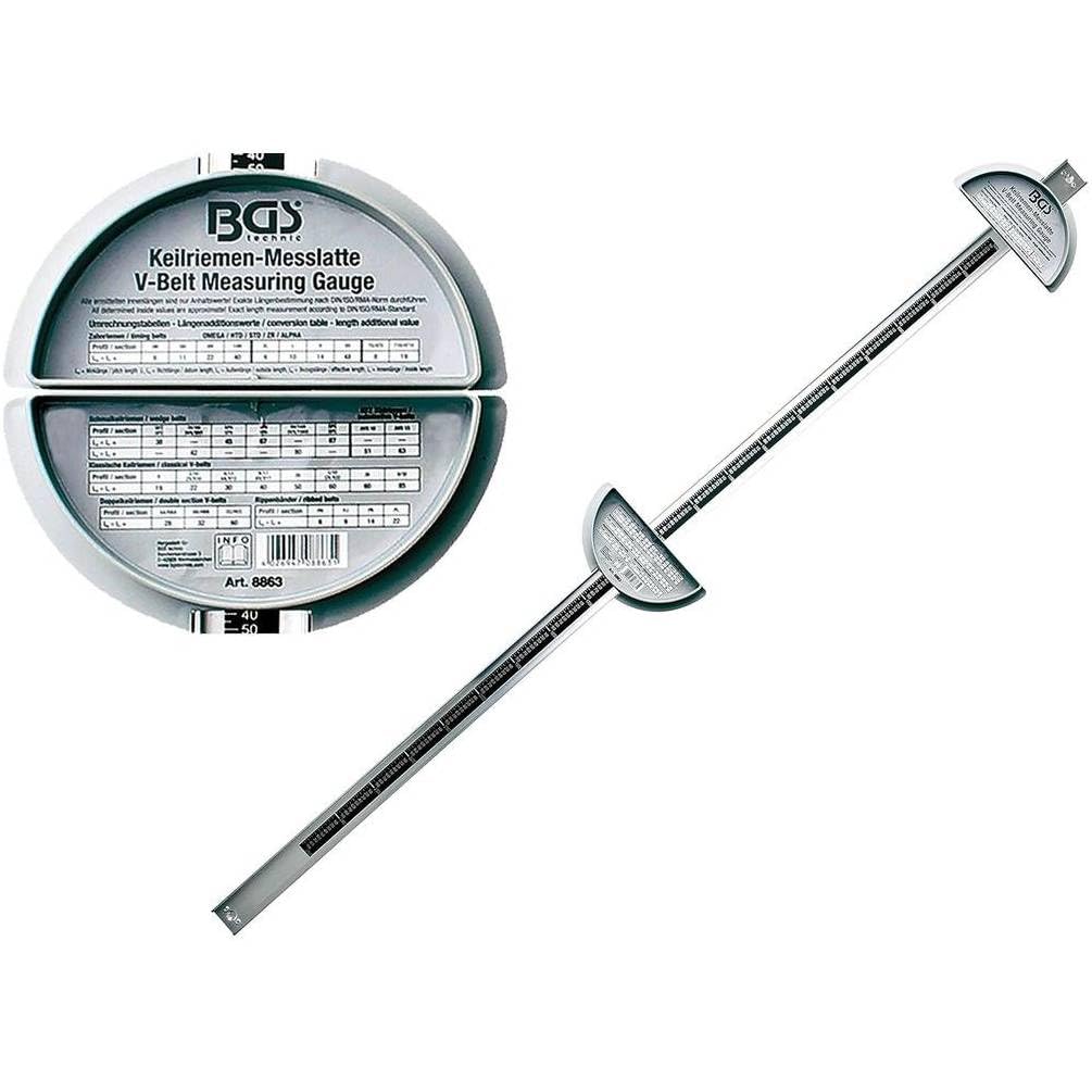 Medidor de correas – 126,5 cm x 18 mm x 6 mm – Precisión y robustez – Medición fácil y fiable – D-Work