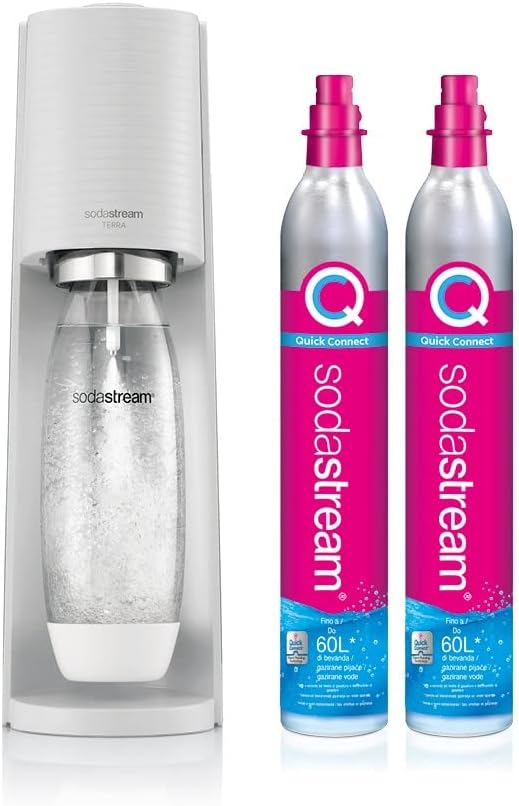 SodaStream Terra Sparkling Water Maker, Sparkling Water Machine & 1L