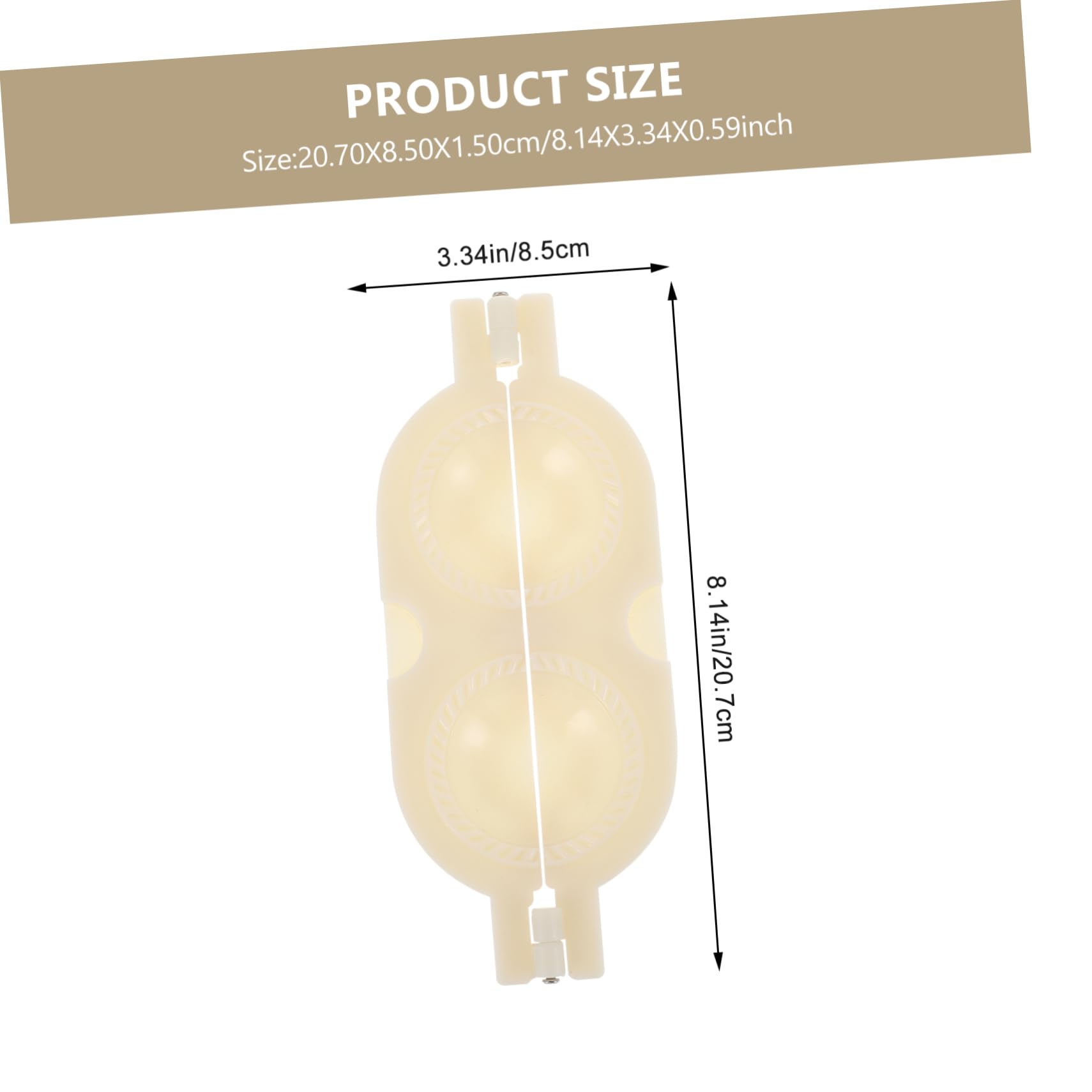 Mobestech Plastic Dumpling Maker Fast Diy Dumpling Press for Wrapper Strong Easy-clean Non-slip