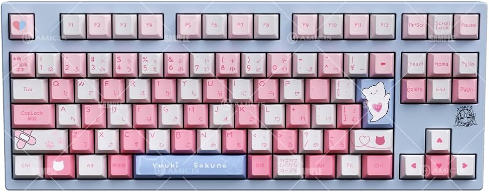 『結城さくな』 × AMICIS コラボゲーミングキーボード Amazon | 【公式】【結城さくな×AMICIS】ゲーミングキーボード