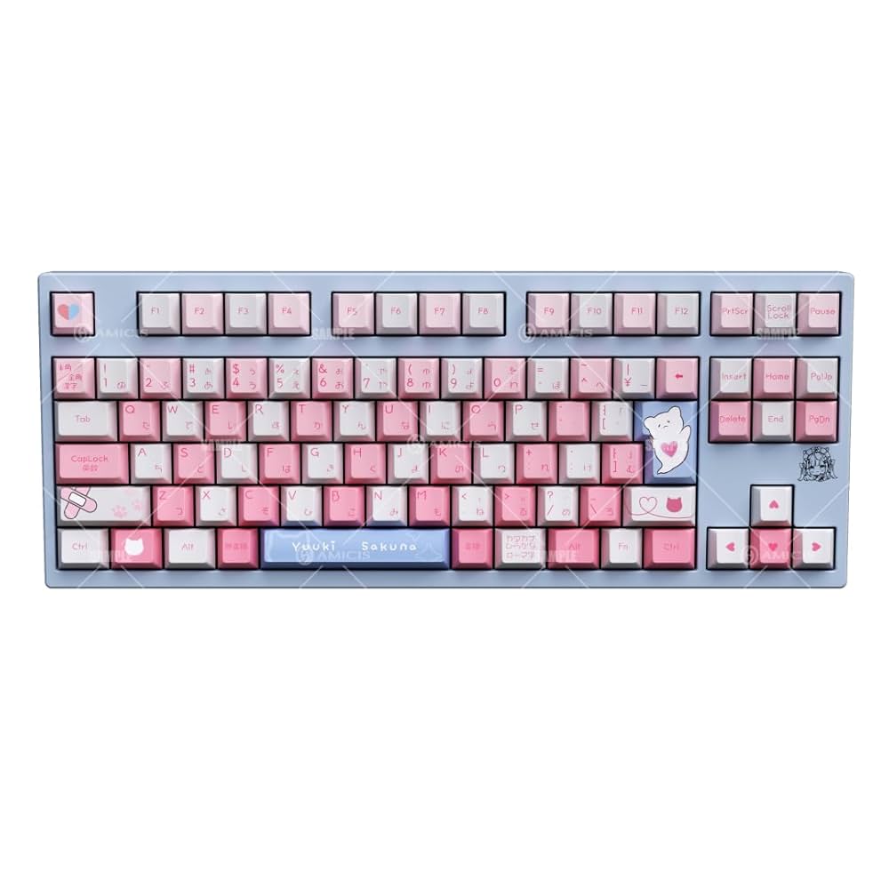 Amazon | 【公式】【結城さくな×AMICIS】ゲーミングキーボード