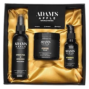 Adams Apple Grandeur Collection, 230 g | Mens Grooming Gift Set | Natural Skincare | Made in India