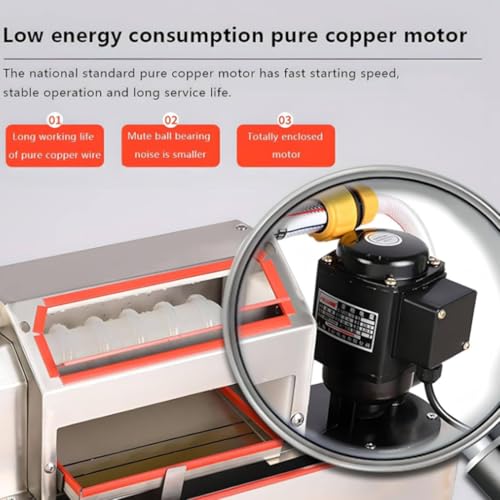 Sbucciatore per uova di quaglia in acciaio inossidabile, efficiente sbucciatura rapida 150 giri/min per uova fresche e dure, con motore in rame resistente