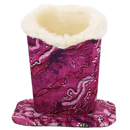 DOITOOL Support De Bureau Présentoirs À Lunettes De Bureau Table De Chevet Doublure Porte-Cadeau Doublé Lunettes avec Stockage Base De Café Porte-Lunettes De Soleil Maison Étui en Peluche